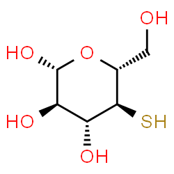 ChemSpider 2D Image | 4-Thio-beta-D-glucopyranose | C6H12O5S