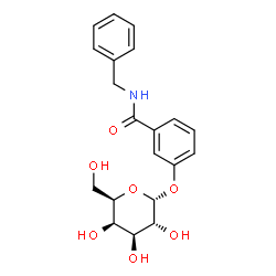 ChemSpider 2D Image | 3-BENZYLAMINOCARBONYLPHENYL-ALPHA-D-GALACTOSIDE | C20H23NO7