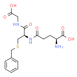 ChemSpider 2D Image | L-gamma-Glutamyl-S-benzyl-L-cysteinylglycine | C17H23N3O6S