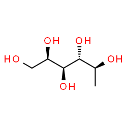 ChemSpider 2D Image | D-Fucitol | C6H14O5