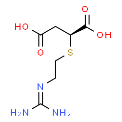 ChemSpider 2D Image | Guanidinoethylmercaptosuccinic acid | C7H13N3O4S