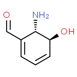ChemSpider 2D Image | (5S,6S)-6-Amino-5-hydroxy-1,3-cyclohexadiene-1-carbaldehyde | C7H9NO2