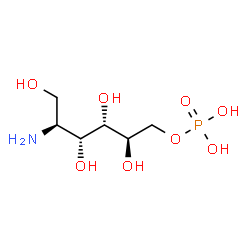 ChemSpider 2D Image | 2-Amino-2-deoxy-6-O-phosphono-D-glucitol | C6H16NO8P