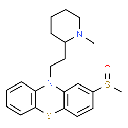 ChemSpider 2D Image | mesoridazine | C21H26N2OS2