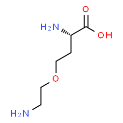 ChemSpider 2D Image | O-(2-Aminoethyl)-L-homoserine | C6H14N2O3