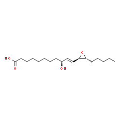 ChemSpider 2D Image | (TRANS-12,13-EPOXY)-9-HYDROXY-10(E)-OCTADECENOIC ACID | C18H32O4
