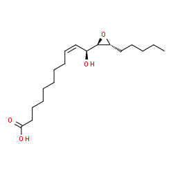 ChemSpider 2D Image | (TRANS-12,13-EPOXY)-11-HYDROXY-9(Z)-OCTADECENOIC ACID | C18H32O4