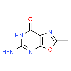 ChemSpider 2D Image | oxazolo[5,4-d]pyrimidin-7-ol, 5-amino-2-methyl- | C6H6N4O2