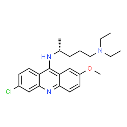 ChemSpider 2D Image | (R)-quinacrine | C23H30ClN3O