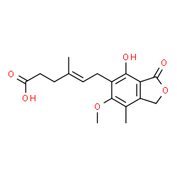 ChemSpider 2D Image | Mycophenolic acid | C17H20O6