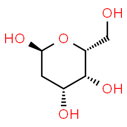 ChemSpider 2D Image | 2-Deoxy-alpha-D-lyxo-hexopyranose | C6H12O5