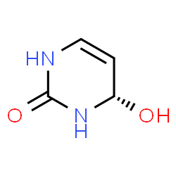 ChemSpider 2D Image | (4S)-4-Hydroxy-3,4-dihydro-2(1H)-pyrimidinone | C4H6N2O2
