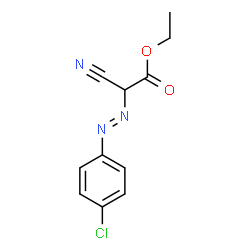ChemSpider 2D Image | ethyl ((p-chlorophenyl)azo)cyanoacetate | C11H10ClN3O2