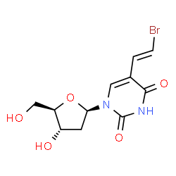 ChemSpider 2D Image | Brivudine | C11H13BrN2O5