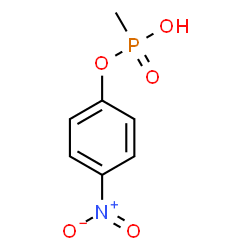ChemSpider 2D Image | 4-Nitrophenyl hydrogen methylphosphonate | C7H8NO5P