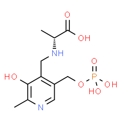 ChemSpider 2D Image | N-(5'-PHOSPHOPYRIDOXYL)-D-ALANINE | C11H17N2O7P