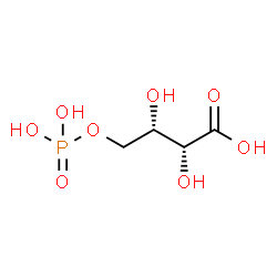 ChemSpider 2D Image | D-4-PHOSPHOERYTHRONIC ACID | C4H9O8P