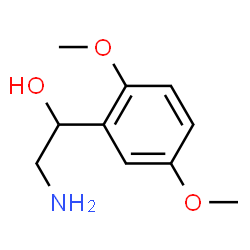 ChemSpider 2D Image | DESGLYMIDODRINE | C10H15NO3