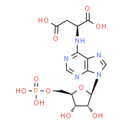 ChemSpider 2D Image | Adenylsuccinic acid | C14H18N5O11P