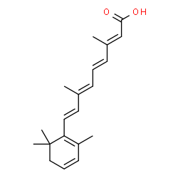 ChemSpider 2D Image | 3,4-Didehydroretinoic acid | C20H26O2