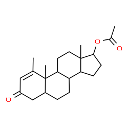 ChemSpider 2D Image | Metenolone acetate | C22H32O3