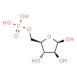 ChemSpider 2D Image | beta-D-arabinofuranose 5-phosphate | C5H11O8P