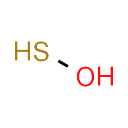 ChemSpider 2D Image | Hydrogen thioperoxide | H2OS