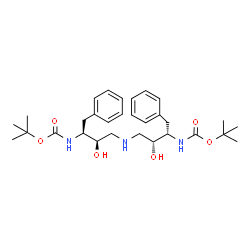 ChemSpider 2D Image | Di-Tert-Butyl {iminobis[(2s,3s)-3-Hydroxy-1-Phenylbutane-4,2-Diyl]}biscarbamate | C30H45N3O6