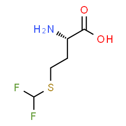 ChemSpider 2D Image | Difluoromethionine | C5H9F2NO2S