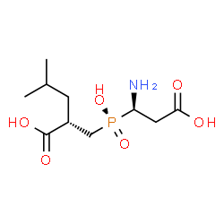 ChemSpider 2D Image | 2-{[[(1S)-1-AMINO-2-CARBOXYETHYL](DIHYDROXY)PHOSPHORANYL]METHYL}-4-METHYLPENTANOIC ACID | C10H20NO6P