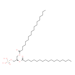 ChemSpider 2D Image | 1,2-dioctadecanoyl-sn-glycerol-3-phosphate | C39H77O8P