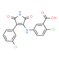 ChemSpider 2D Image | I-5 | C17H10Cl2N2O4