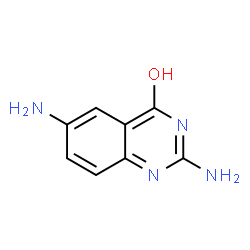 ChemSpider 2D Image | 2,6-diaminoquinazolin-4-ol | C8H8N4O