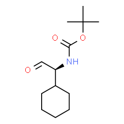 ChemSpider 2D Image | TERT-BUTYL(1S)-1-CYCLOHEXYL-2-OXOETHYLCARBAMATE | C13H23NO3