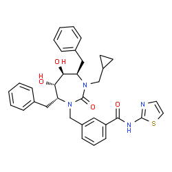 ChemSpider 2D Image | INHIBITOR Q8467 OF DUPONT MERCK | C34H36N4O4S