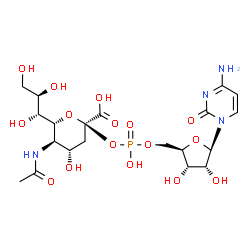 ChemSpider 2D Image | CMP-Neu5Ac | C20H31N4O16P