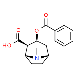 ChemSpider 2D Image | Benzoylecgonine | C16H19NO4