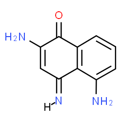 ChemSpider 2D Image | (4E)-2,5-Diamino-4-imino-1(4H)-naphthalenone | C10H9N3O