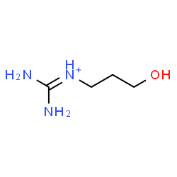 ChemSpider 2D Image | Diamino-N-(3-hydroxypropyl)methaniminium | C4H12N3O