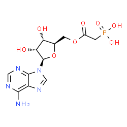 ChemSpider 2D Image | 5'-O-(Phosphonoacetyl)adenosine | C12H16N5O8P