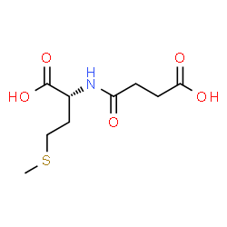 ChemSpider 2D Image | N-SUCCINYL METHIONINE | C9H15NO5S