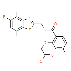 ChemSpider 2D Image | IDD552 | C17H10F4N2O4S
