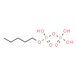 ChemSpider 2D Image | Pentyl trihydrogen diphosphate | C5H14O7P2