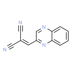 ChemSpider 2D Image | (2-Quinoxalinylmethylene)malononitrile | C12H6N4