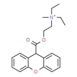 ChemSpider 2D Image | Methantheline | C21H26NO3