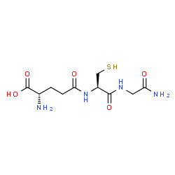 ChemSpider 2D Image | L-Î³-Glutamyl-L-cysteinylglycinamide | C10H18N4O5S