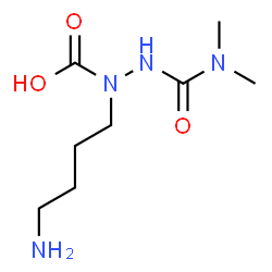ChemSpider 2D Image | N,N-DIMETHYLCARBAMOYL-ALPHA-AZALYSINE | C8H18N4O3