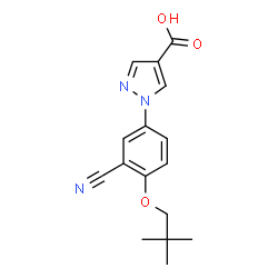 ChemSpider 2D Image | Niraxostat | C16H17N3O3