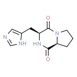 ChemSpider 2D Image | cyclo(His-Pro) | C11H14N4O2