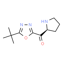 ChemSpider 2D Image | 2-PROLYL-5-TERT-BUTYL-[1,3,4]OXADIAZOLE | C11H17N3O2